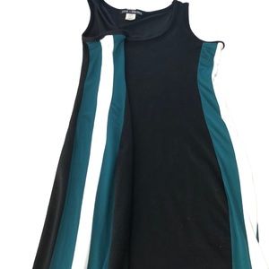 Stripped stretch Mini dress SZ M